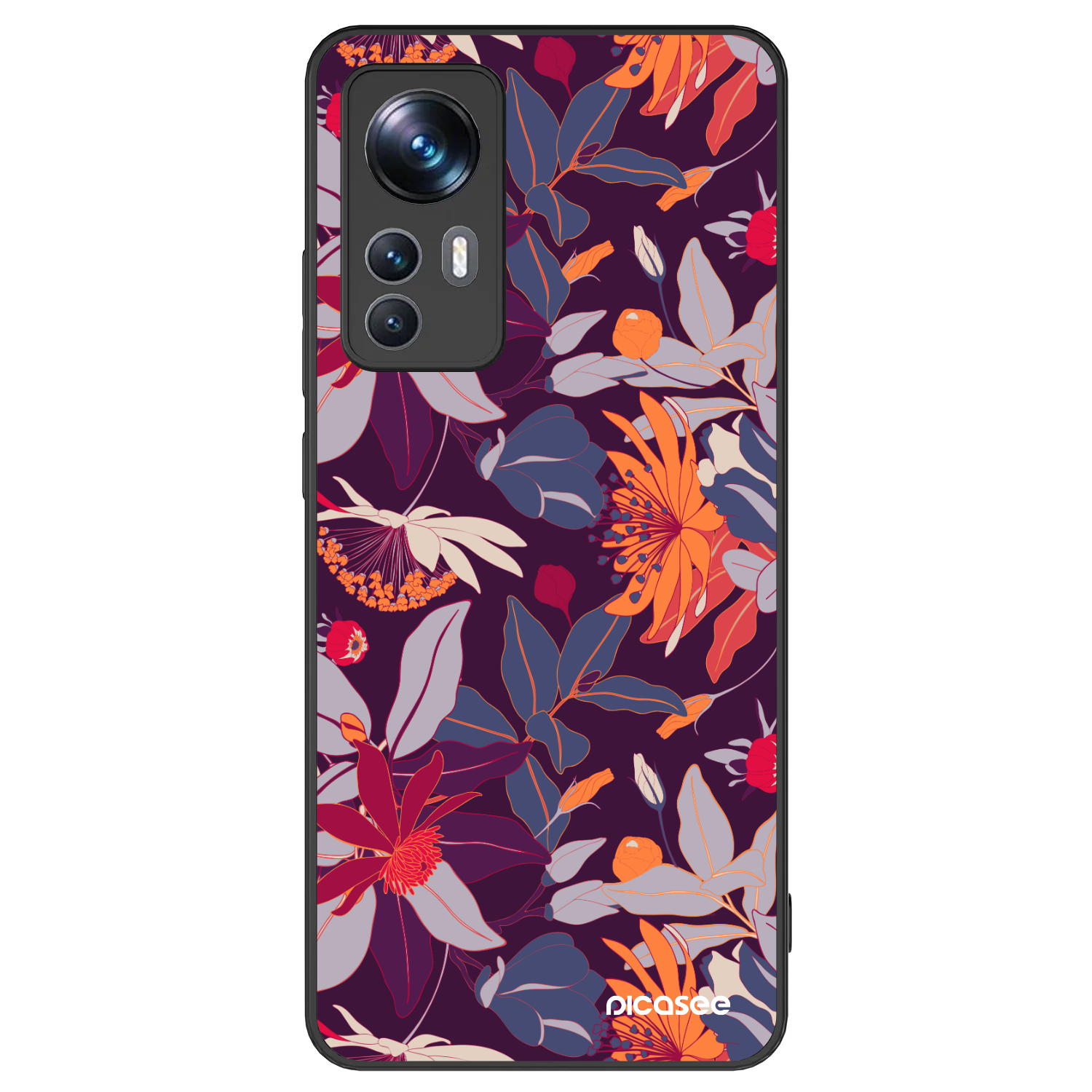 Picasee ULTIMATE CASE Xiaomi 12T Pro - készülékre - Purple Leaf