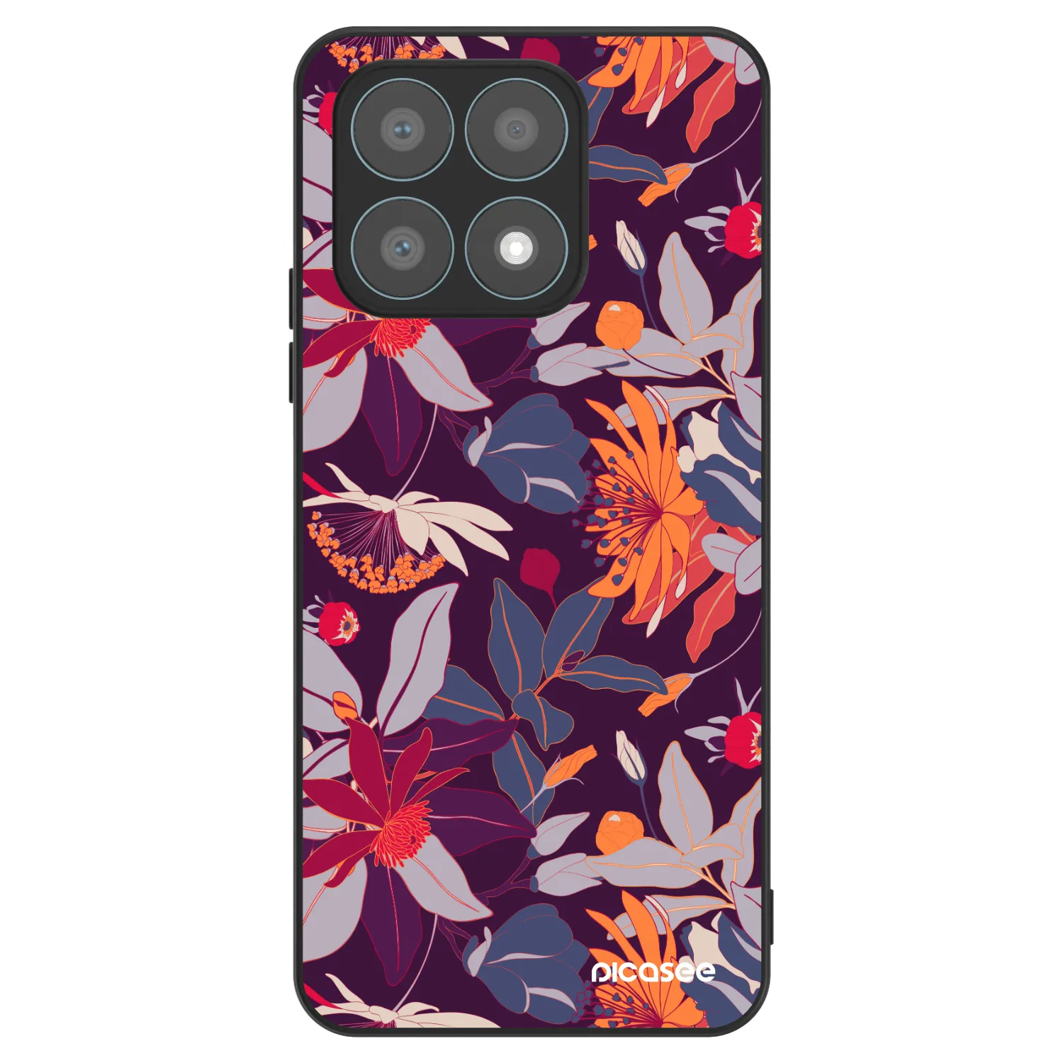 Picasee ULTIMATE CASE Honor X8a - készülékre - Purple Leaf
