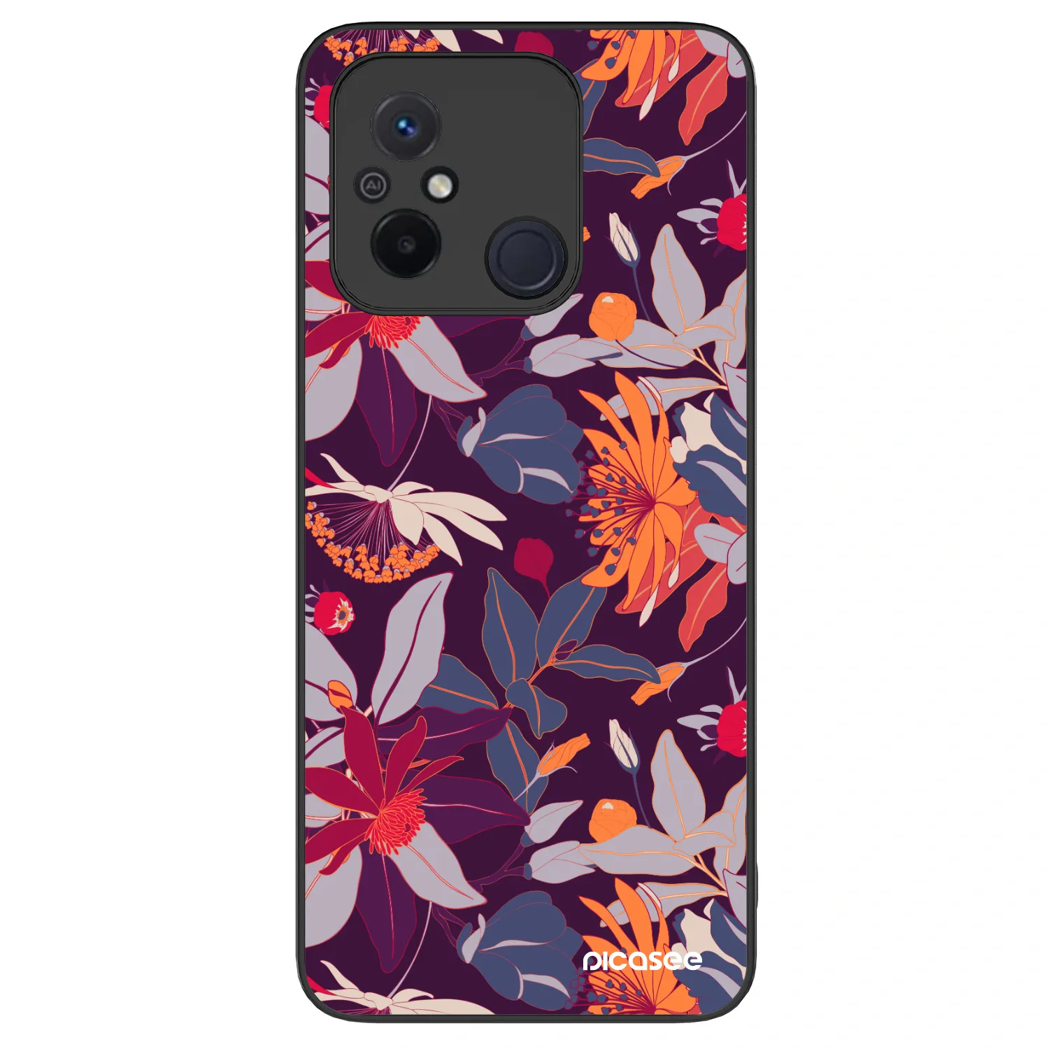 Picasee ULTIMATE CASE Xiaomi Redmi 12C - készülékre - Purple Leaf