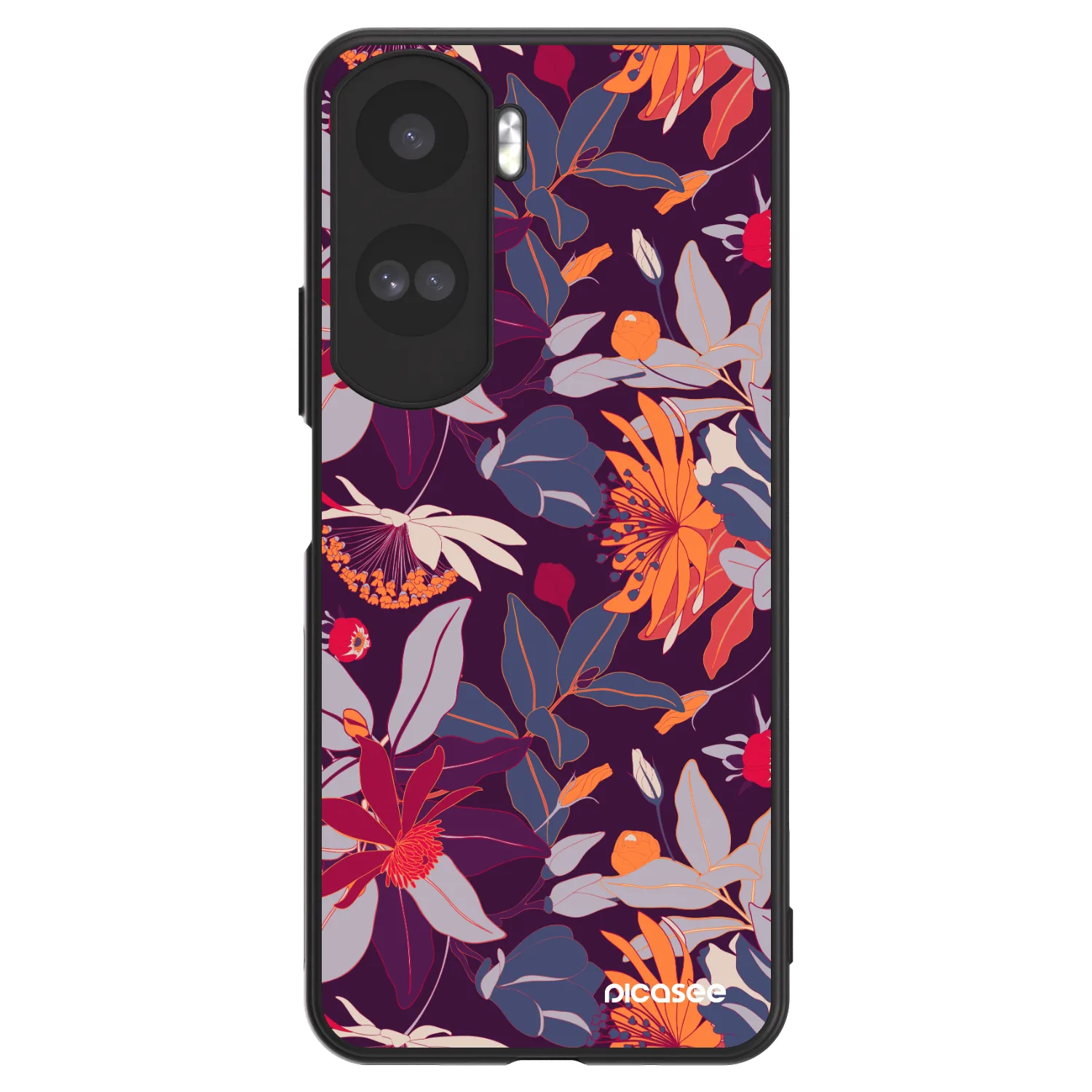Picasee ULTIMATE CASE Honor 90 Lite 5G - készülékre - Purple Leaf