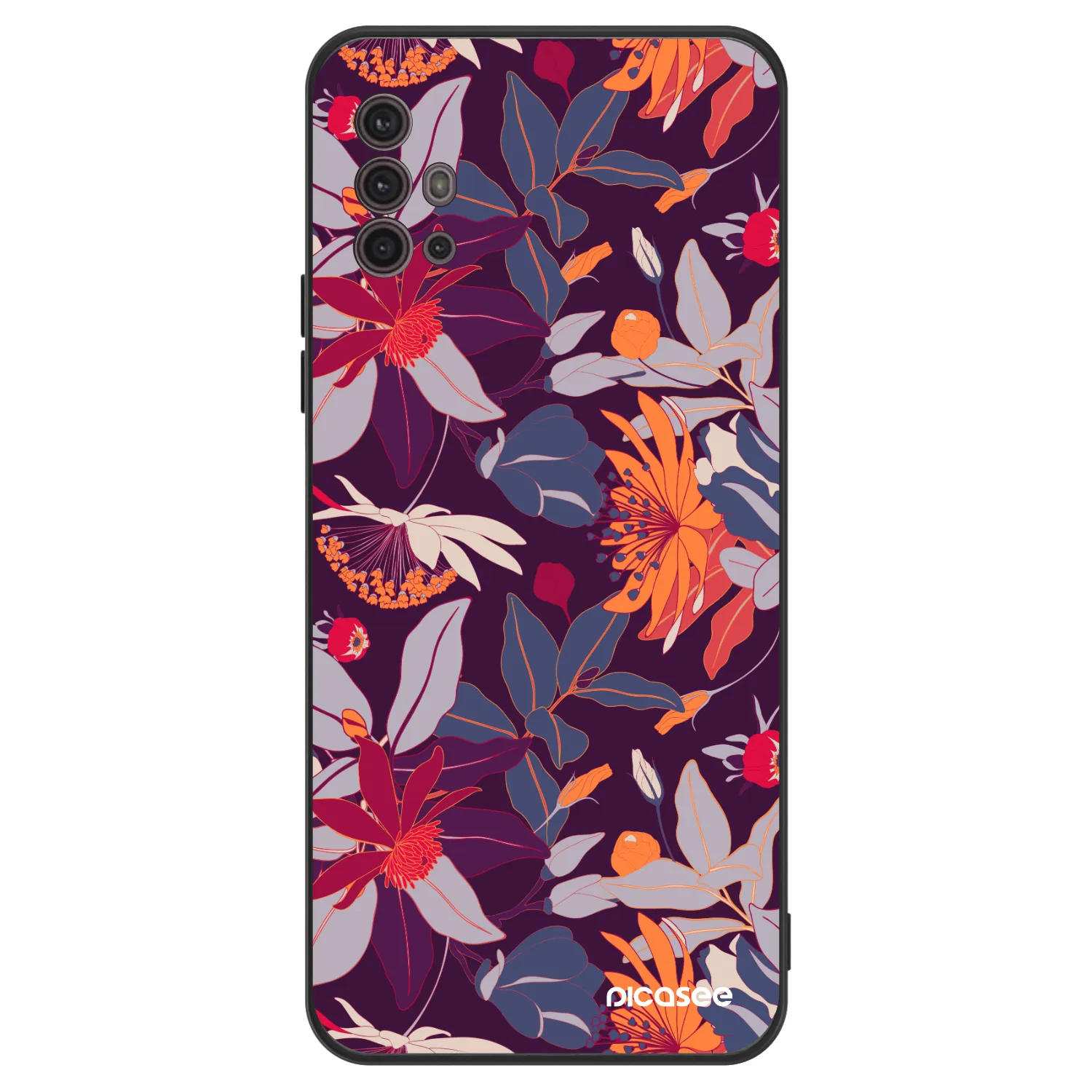 Picasee ULTIMATE CASE Motorola Moto G30 - készülékre - Purple Leaf