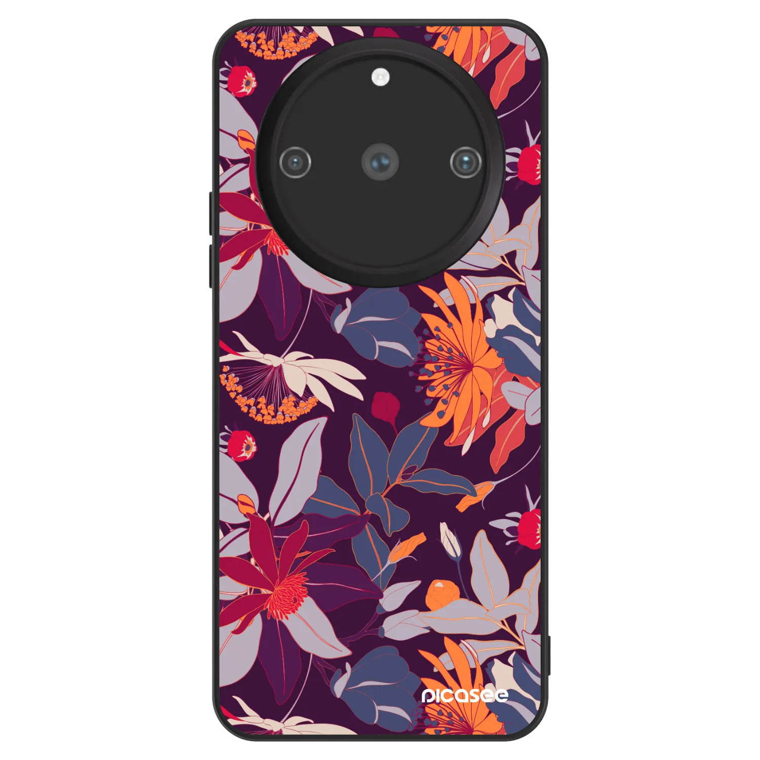 Picasee ULTIMATE CASE Realme 11 Pro+ - készülékre - Purple Leaf