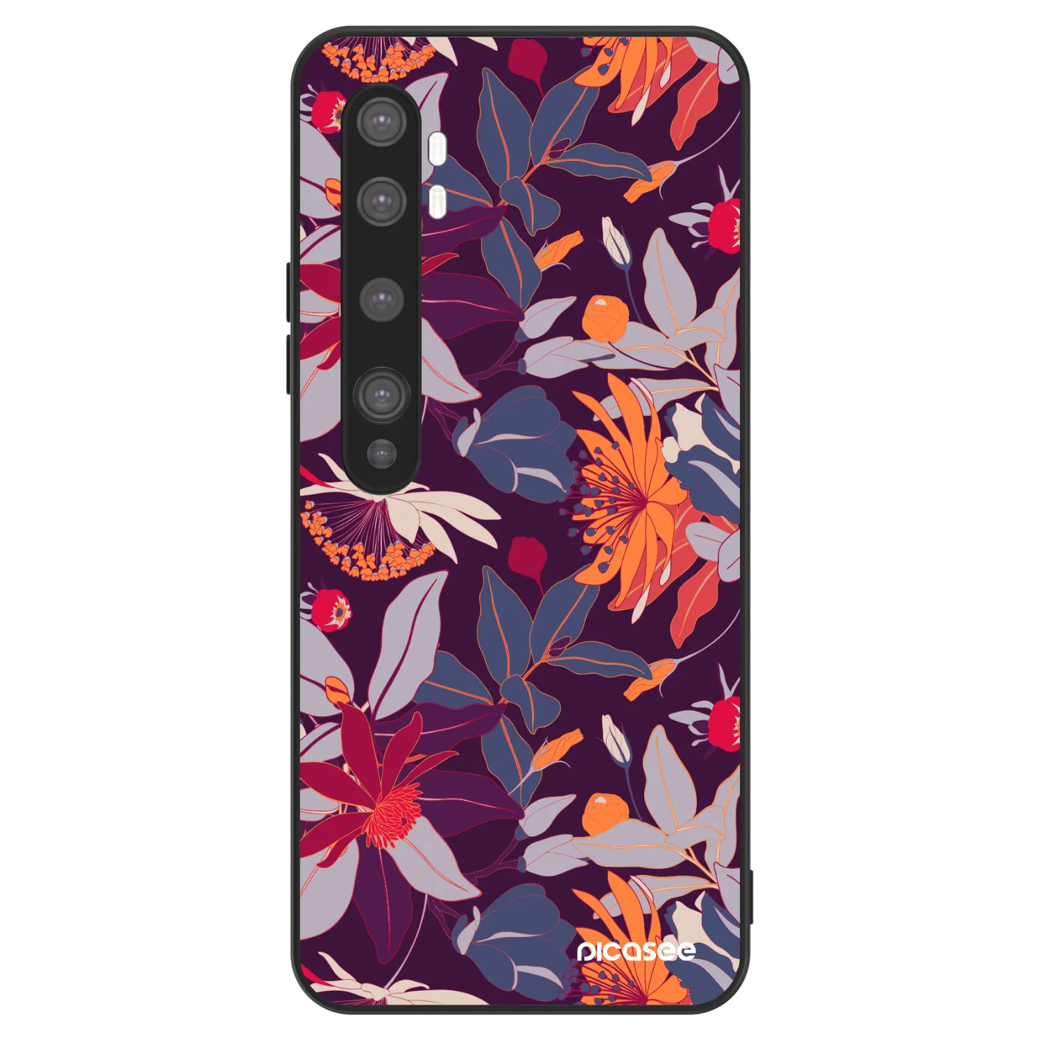 Picasee ULTIMATE CASE Xiaomi Mi Note 10 (Pro) - készülékre - Purple Leaf