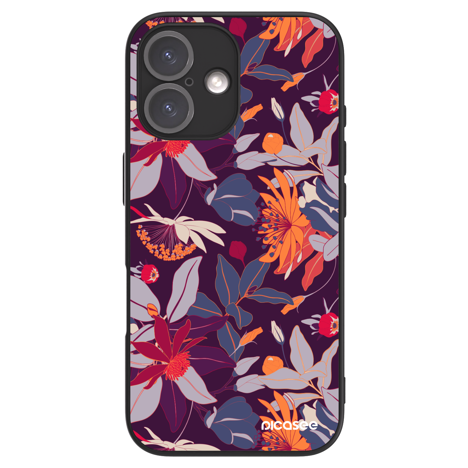 Picasee ULTIMATE CASE Apple iPhone 16 - készülékre - Purple Leaf