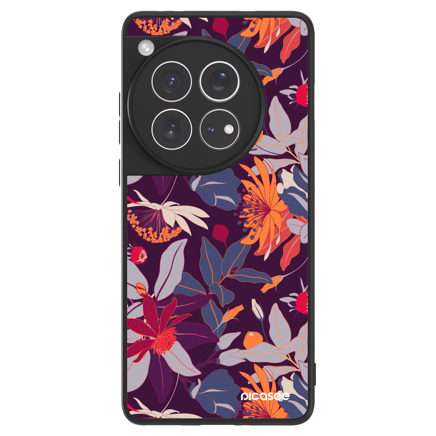 Picasee ULTIMATE CASE OnePlus 12 5G - készülékre - Purple Leaf