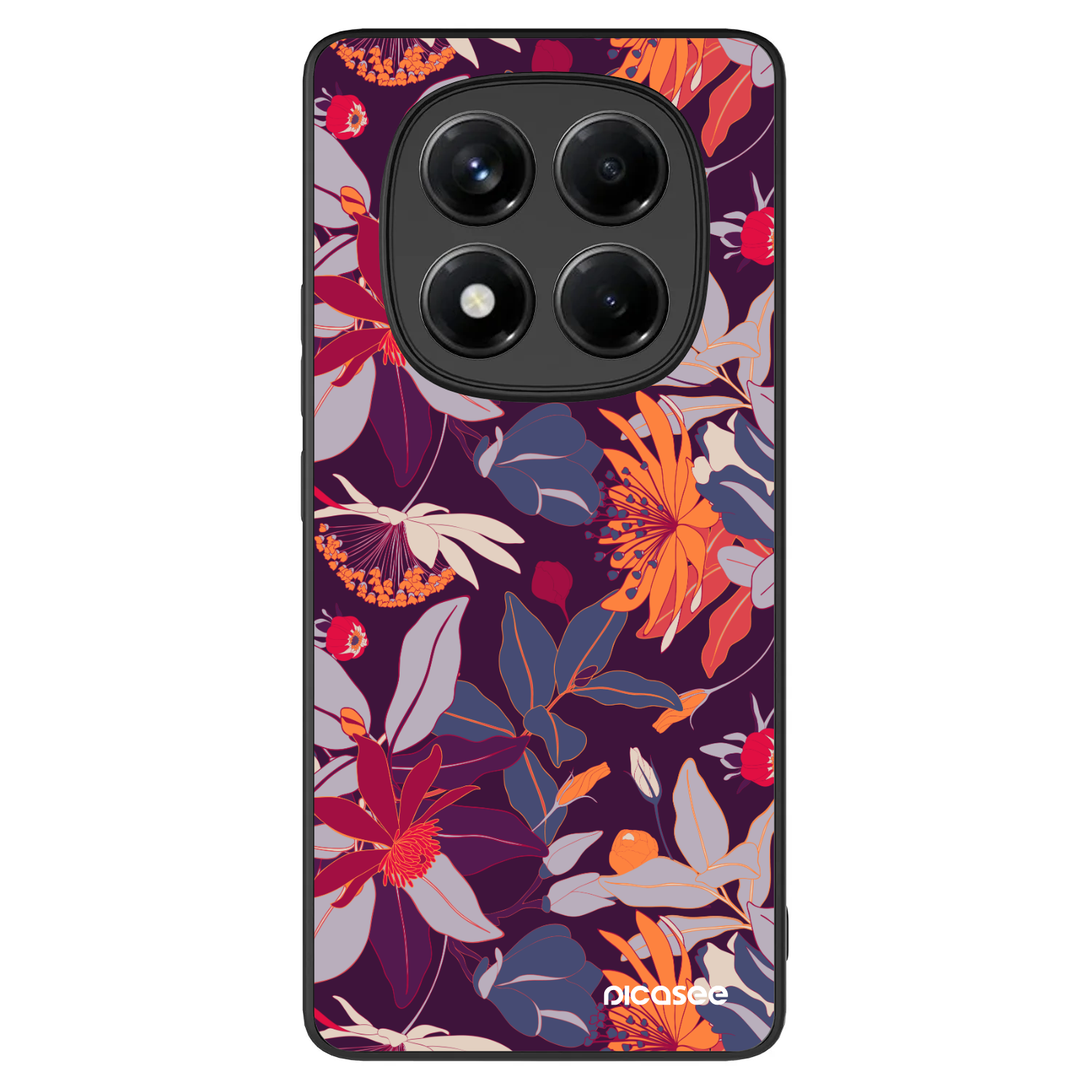Picasee ULTIMATE CASE Xiaomi Redmi Note 14 Pro+ 5G - készülékre - Purple Leaf