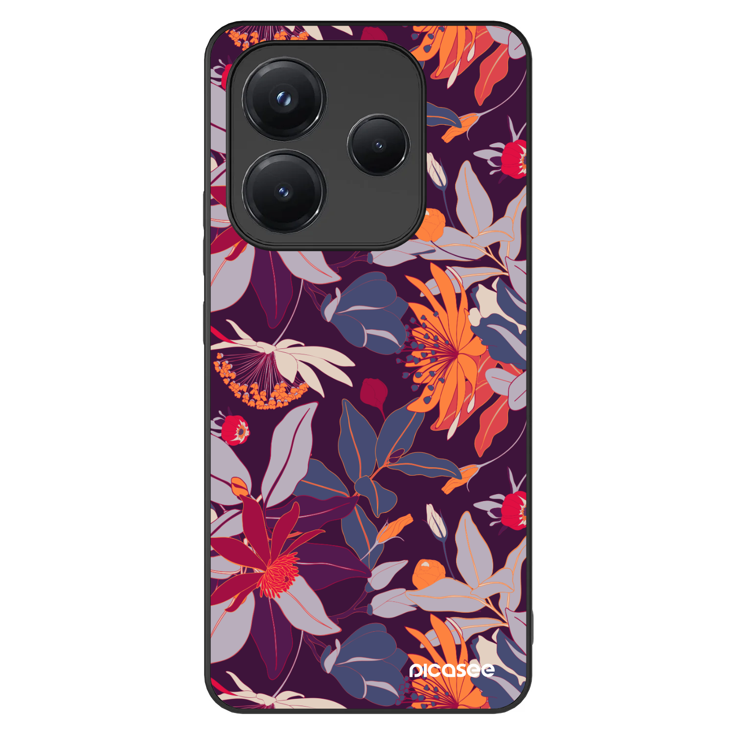 Picasee ULTIMATE CASE Xiaomi Redmi Note 14 5G - készülékre - Purple Leaf