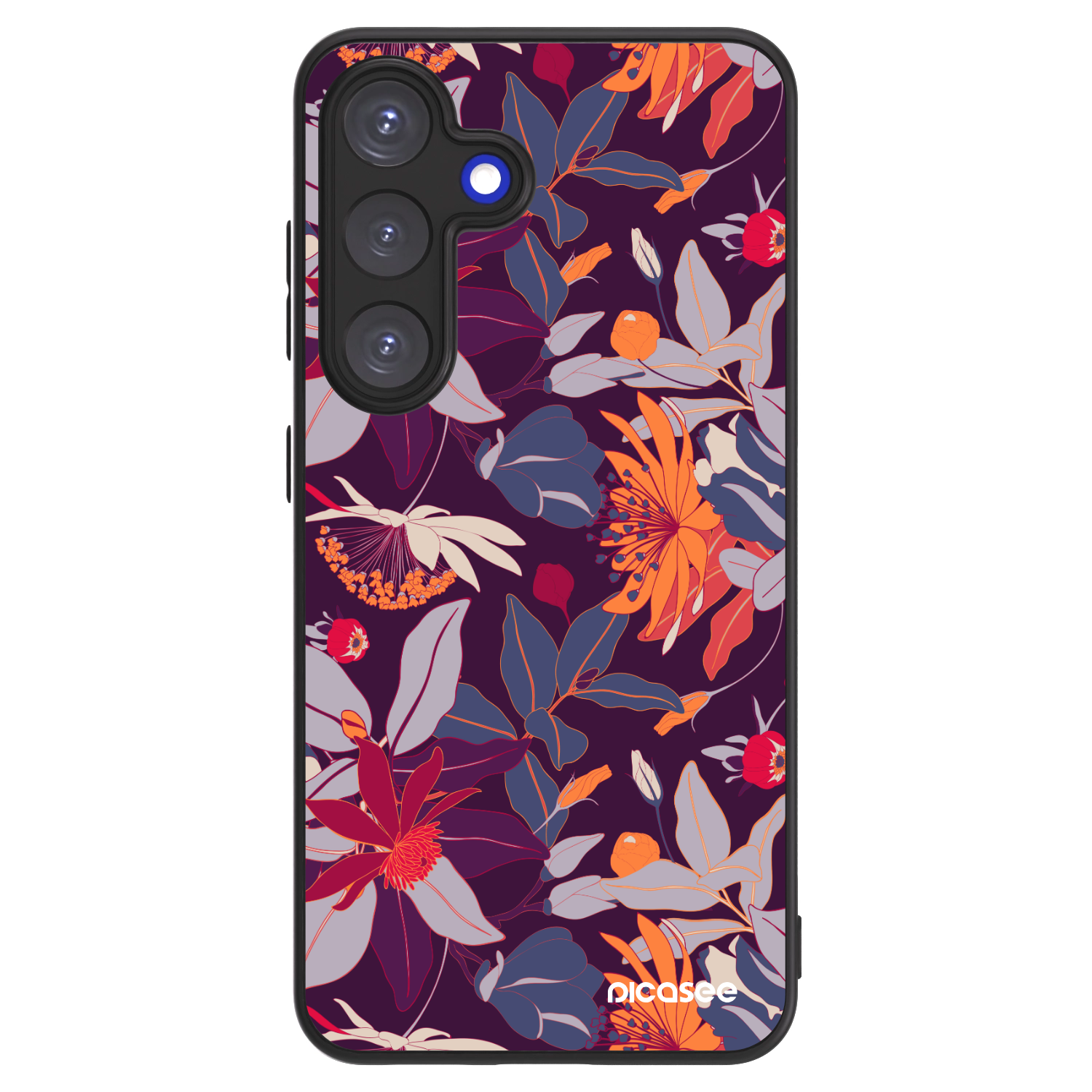 Picasee ULTIMATE CASE PowerShare Samsung Galaxy S25 5G - készülékre - Purple Leaf