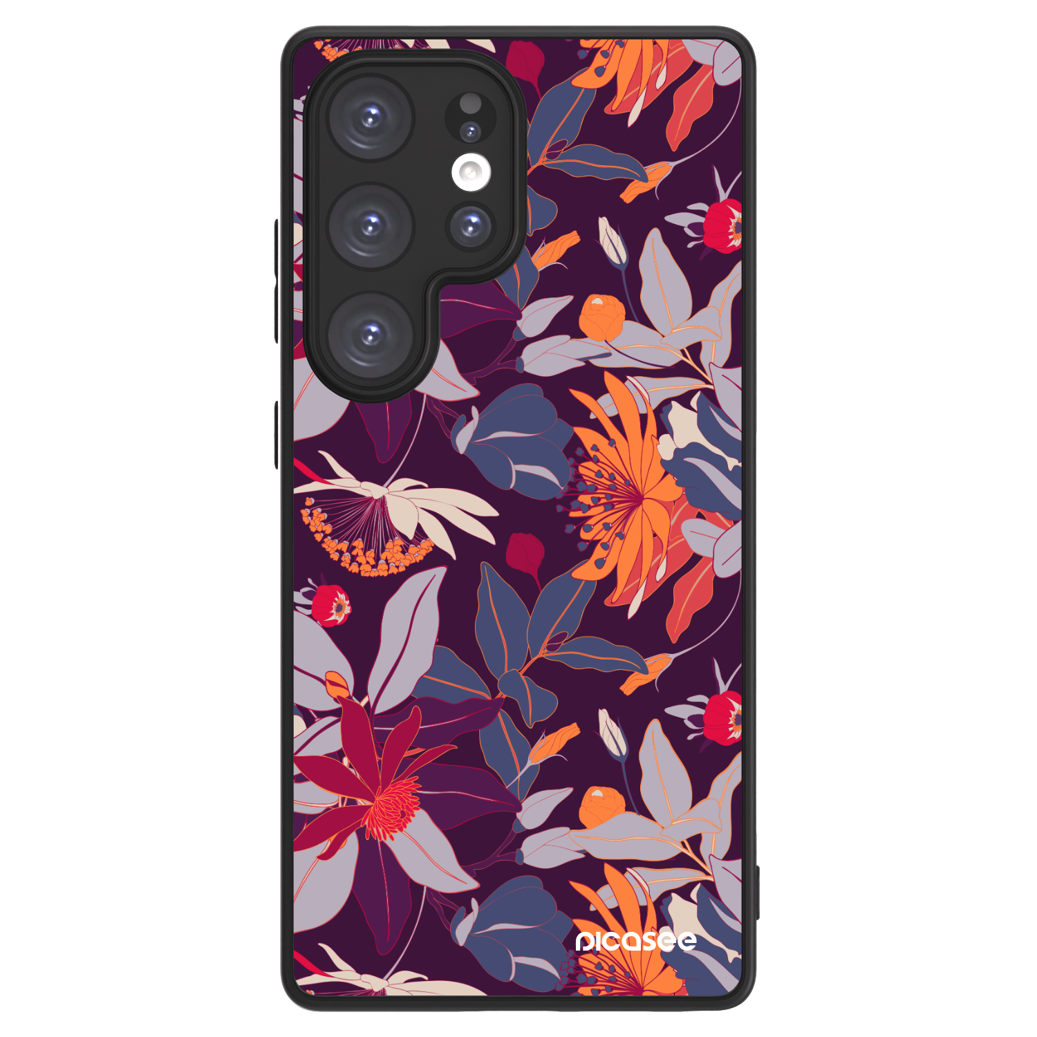 Picasee ULTIMATE CASE PowerShare Samsung Galaxy S25 Ultra 5G - készülékre - Purple Leaf
