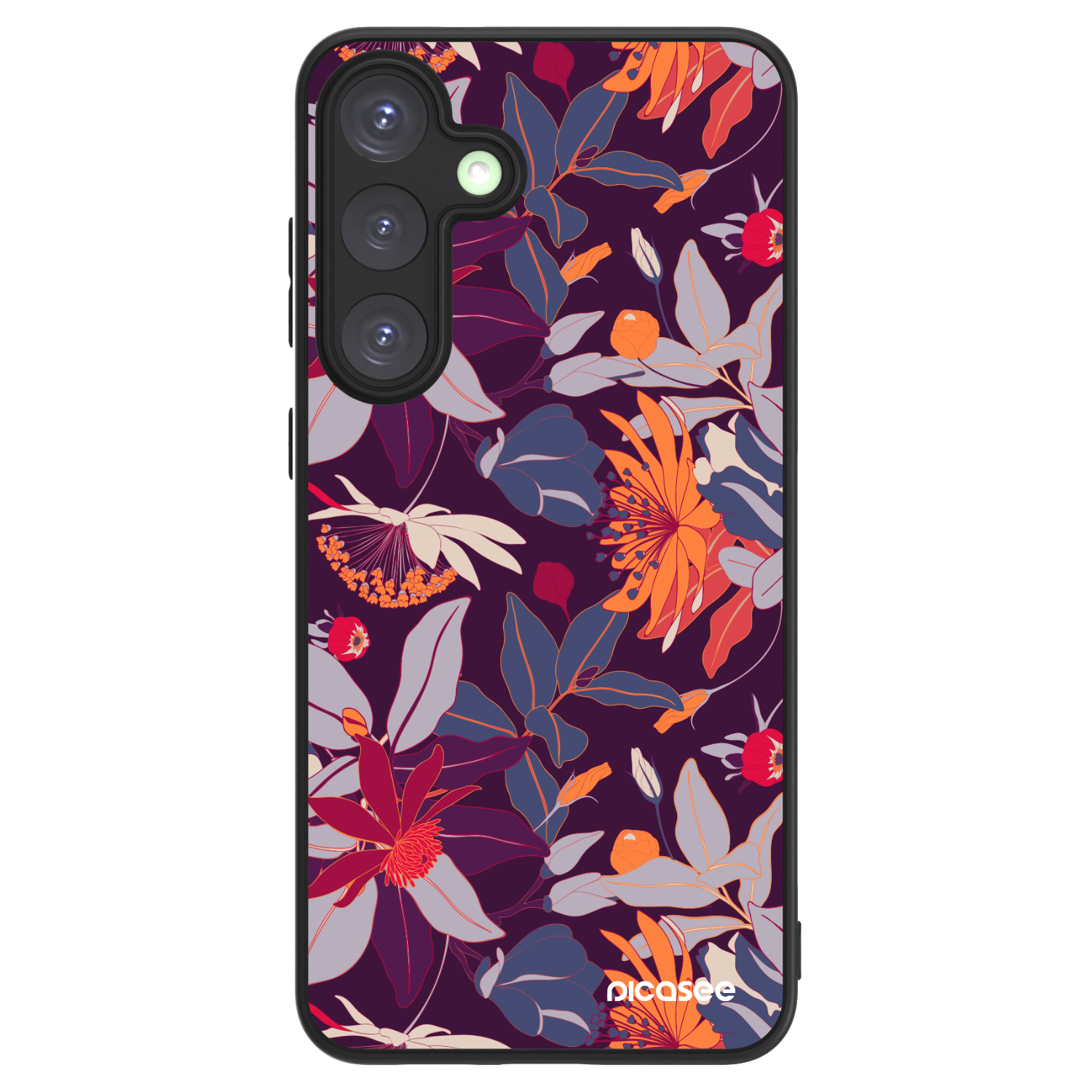 Picasee ULTIMATE CASE Samsung Galaxy S25+ 5G - készülékre - Purple Leaf