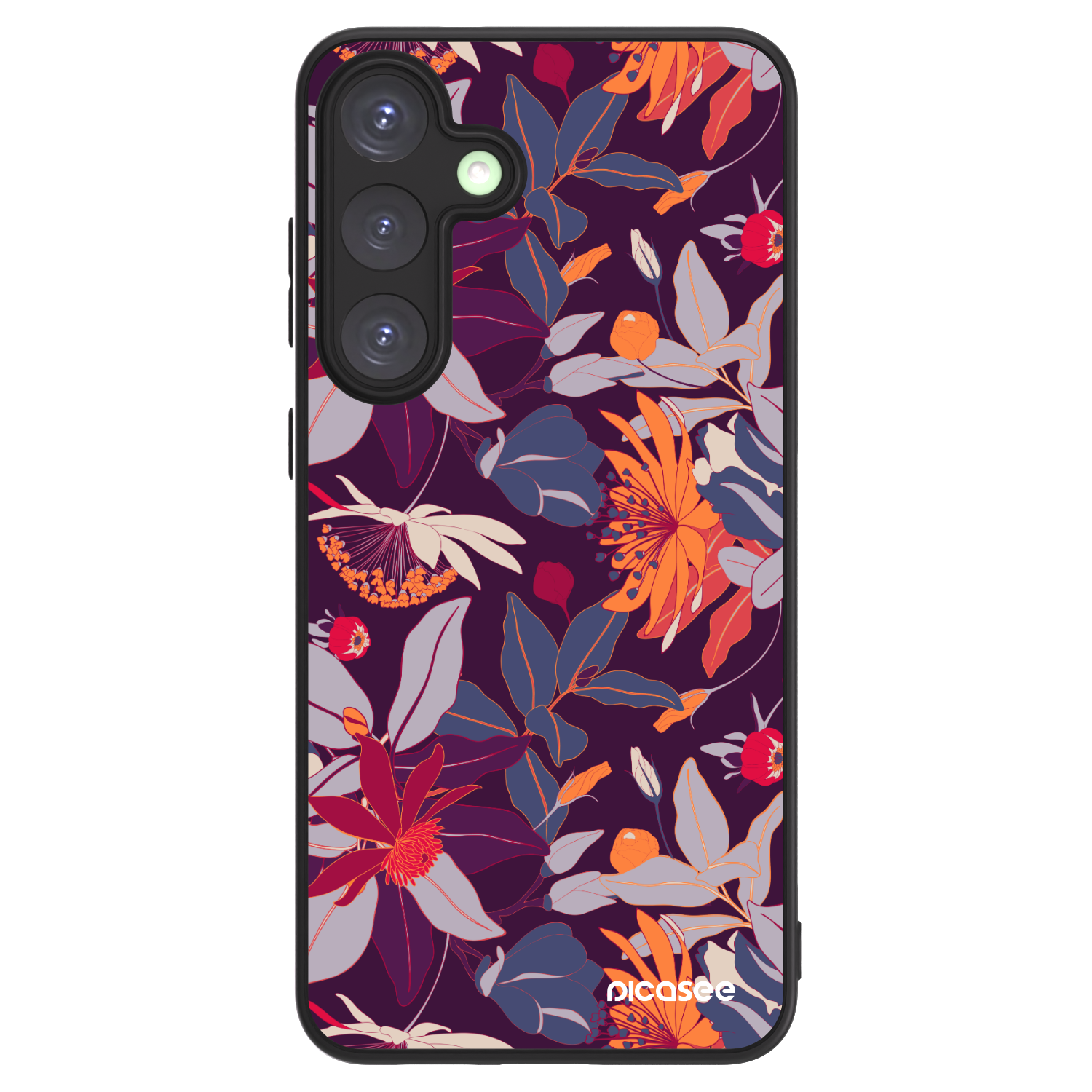 Picasee ULTIMATE CASE PowerShare Samsung Galaxy S25+ 5G - készülékre - Purple Leaf