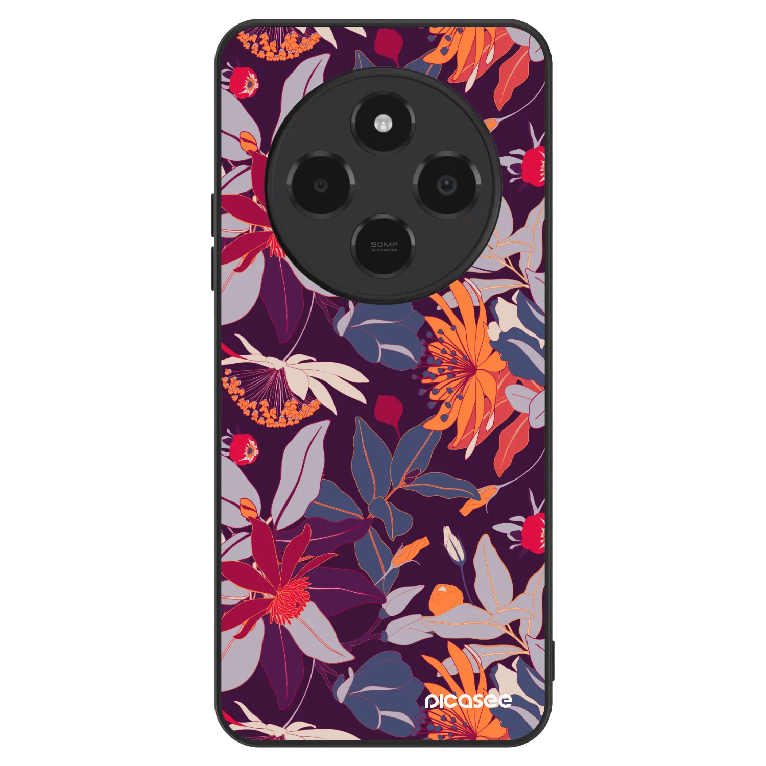 Picasee ULTIMATE CASE Xiaomi Poco C75 - készülékre - Purple Leaf