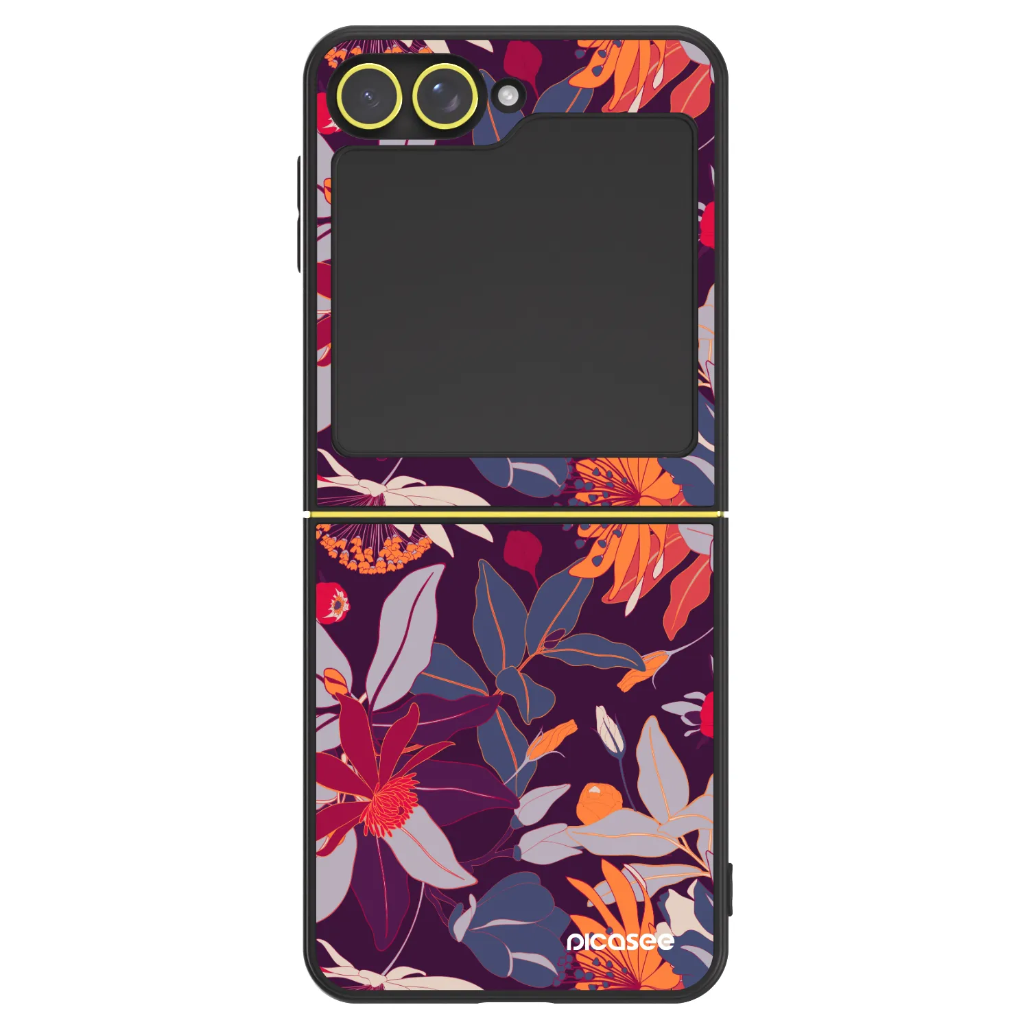 Picasee ULTIMATE CASE Samsung Galaxy Z Flip5 5G - készülékre - Purple Leaf