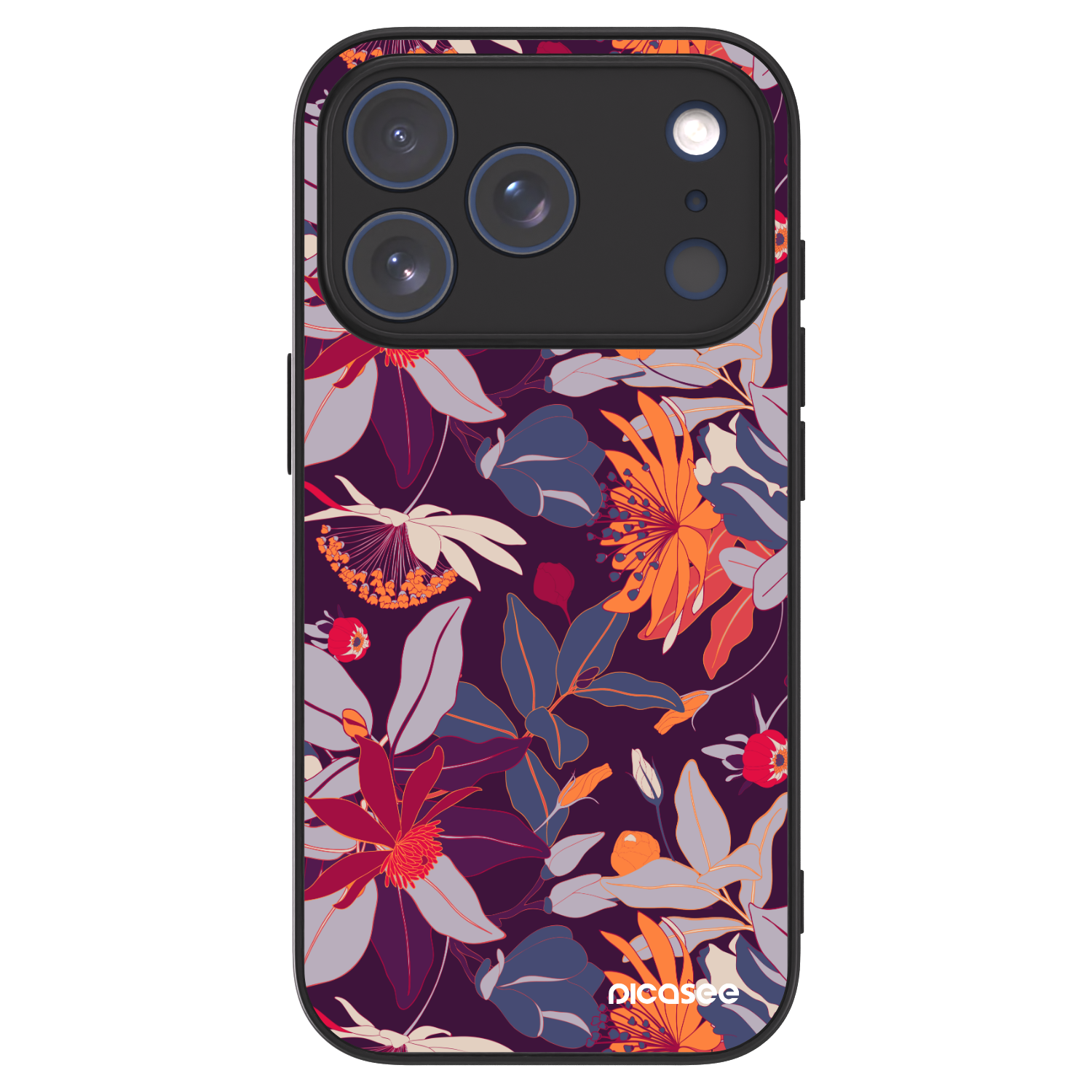 Picasee ULTIMATE CASE Apple iPhone 17 Pro - készülékre - Purple Leaf