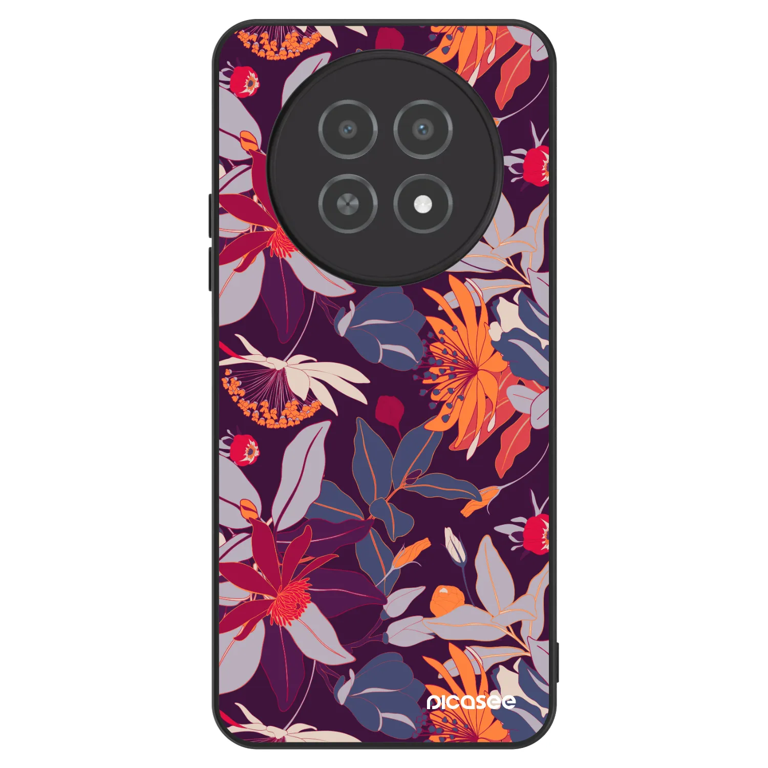 Picasee ULTIMATE CASE Realme 12X - készülékre - Purple Leaf