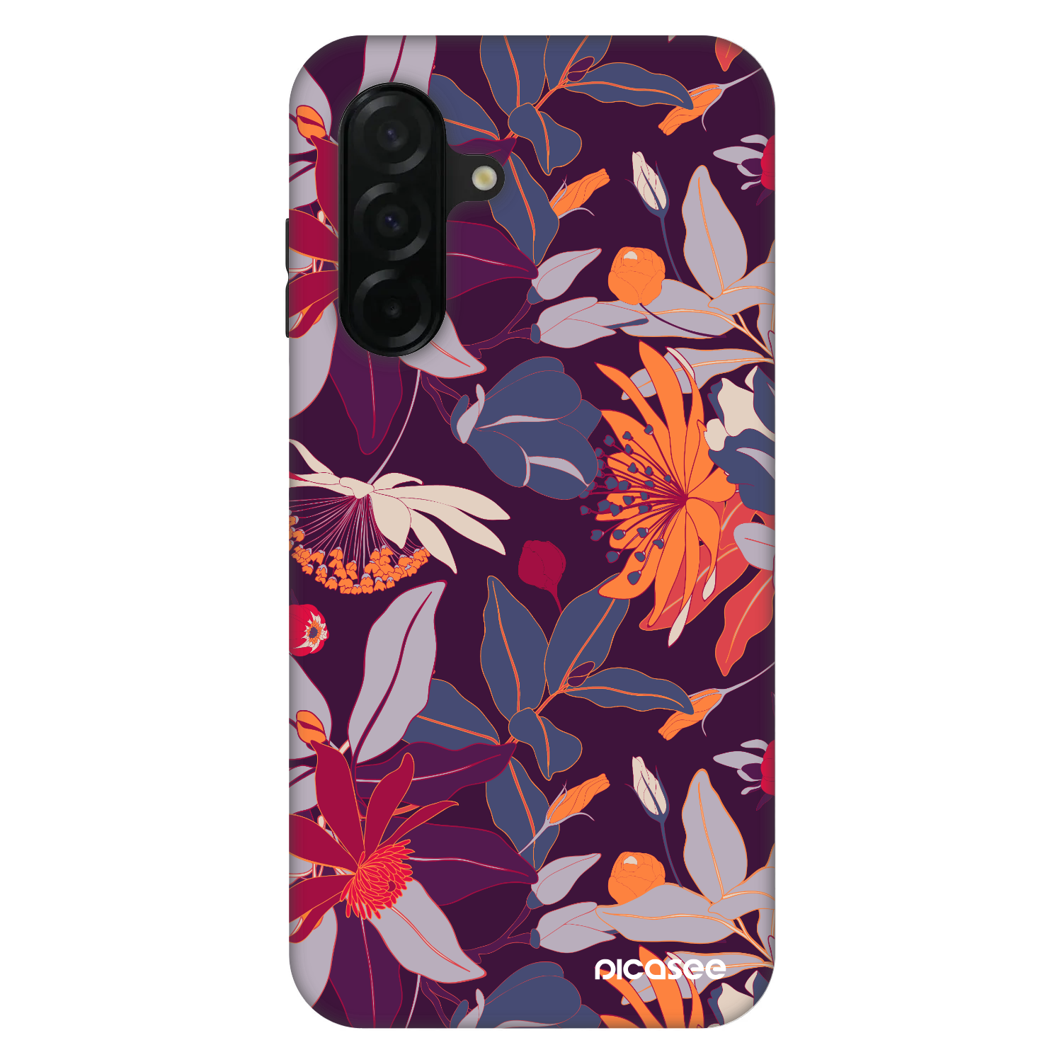 Picasee Fashion Case Samsung Galaxy A26 5G A266B - Purple Leaf