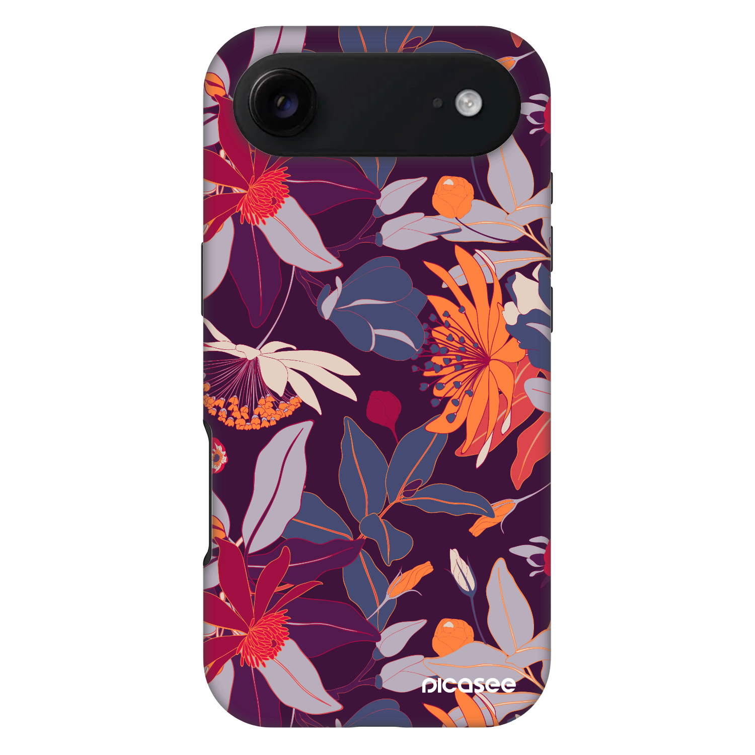 Picasee Fashion Case MagSafe Apple iPhone Air - Purple Leaf