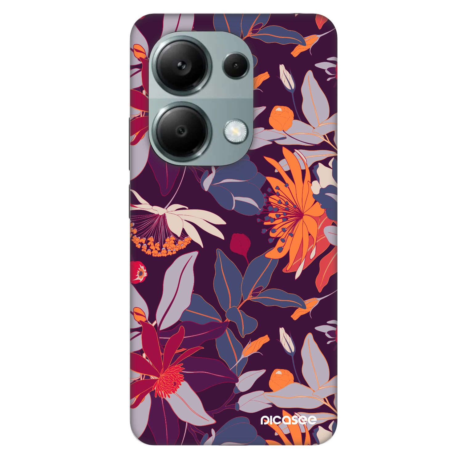 Picasee Fashion Case Xiaomi Redmi Note 13 Pro 4G - Purple Leaf