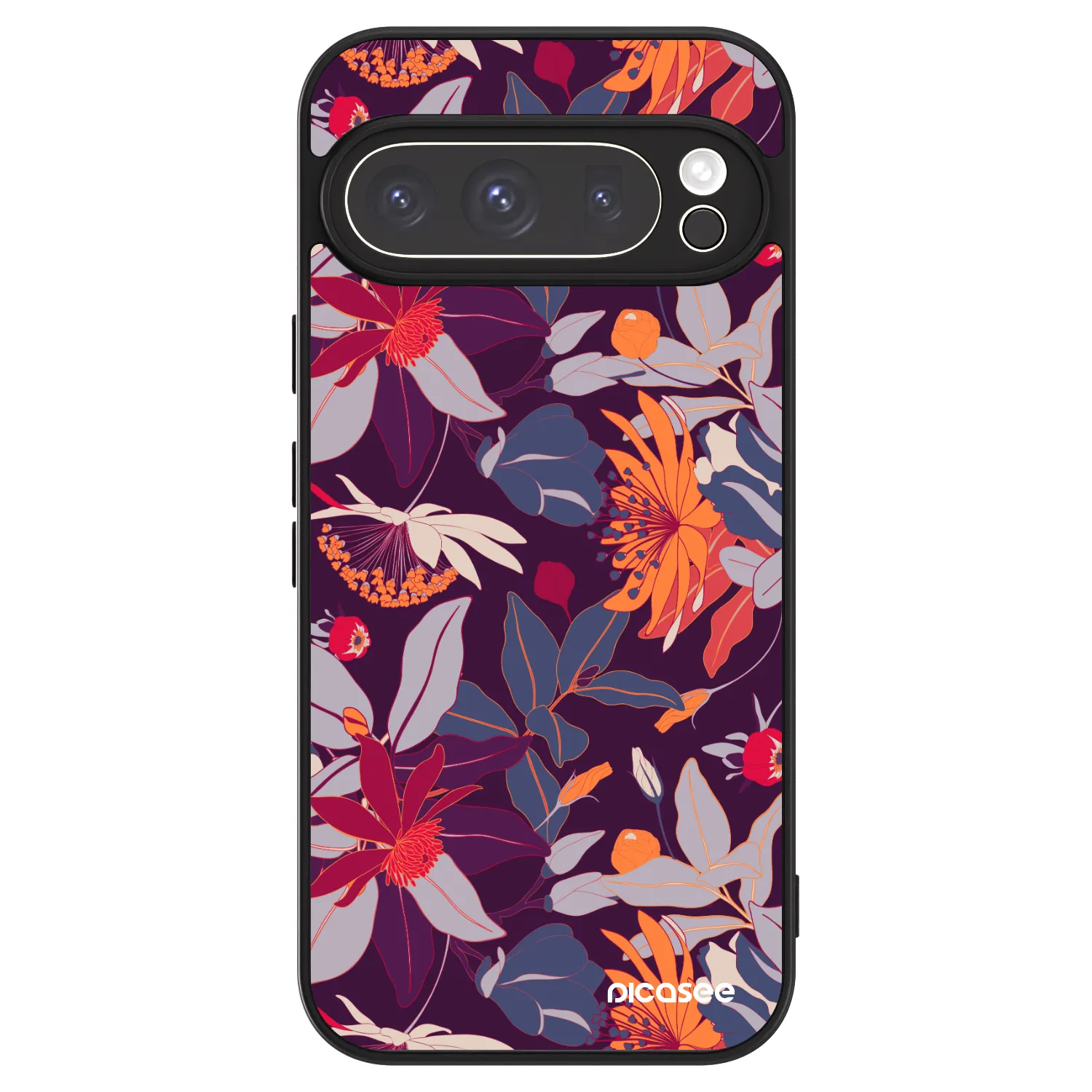 Picasee ULTIMATE CASE Google Pixel 9 Pro XL - készülékre - Purple Leaf
