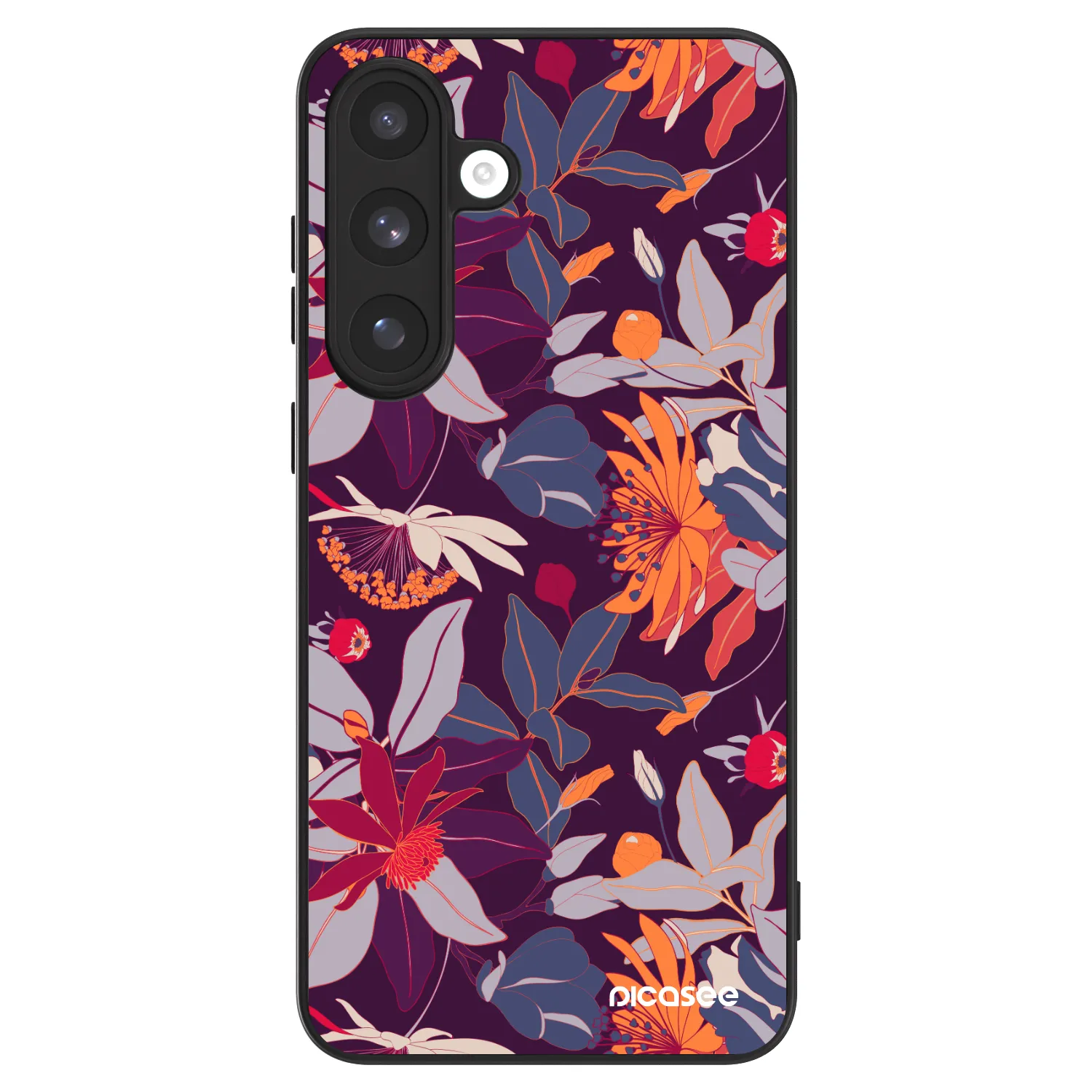 Picasee ULTIMATE CASE Samsung Galaxy S25 FE 5G - készülékre - Purple Leaf