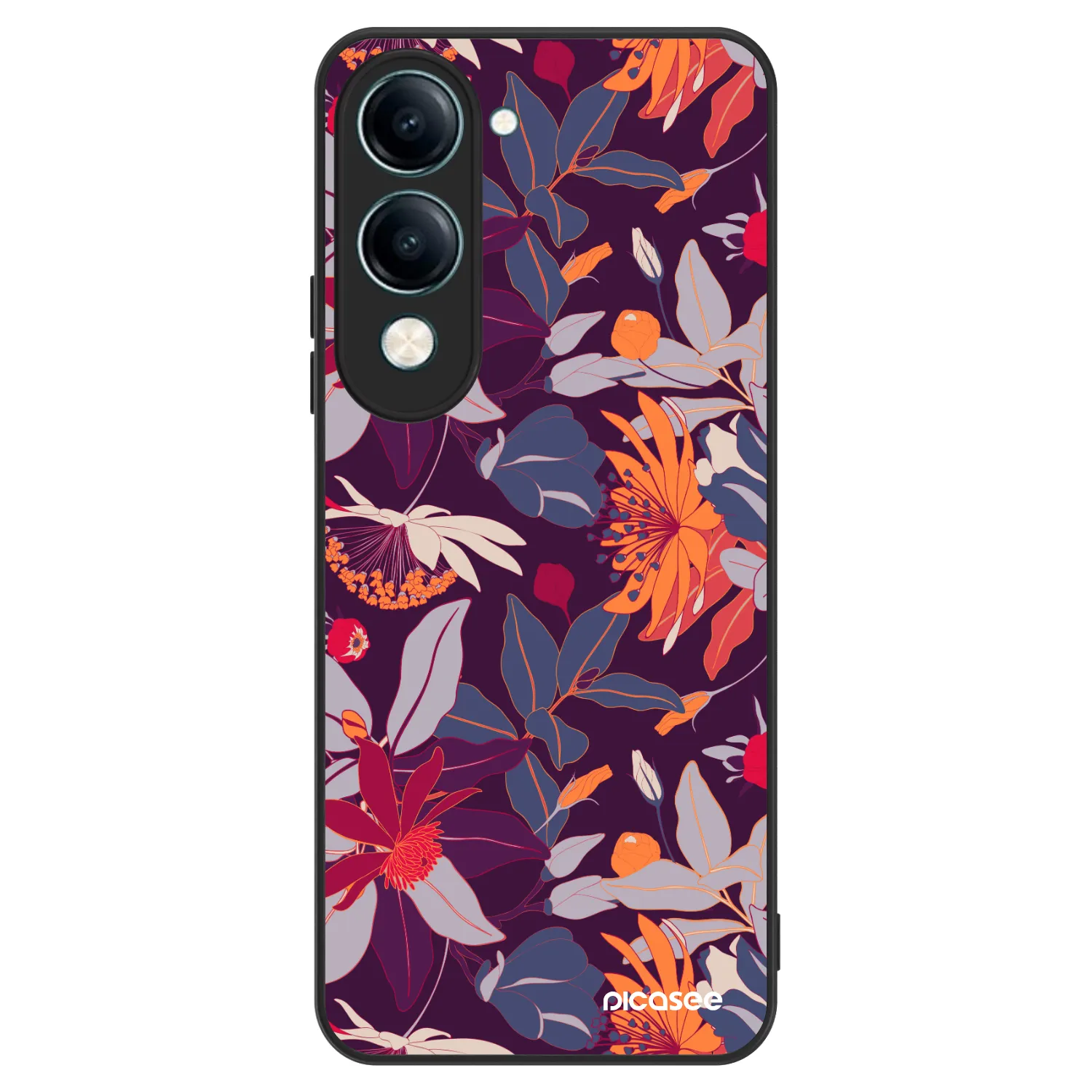 Picasee ULTIMATE CASE Vivo Y29s 5G - készülékre - Purple Leaf