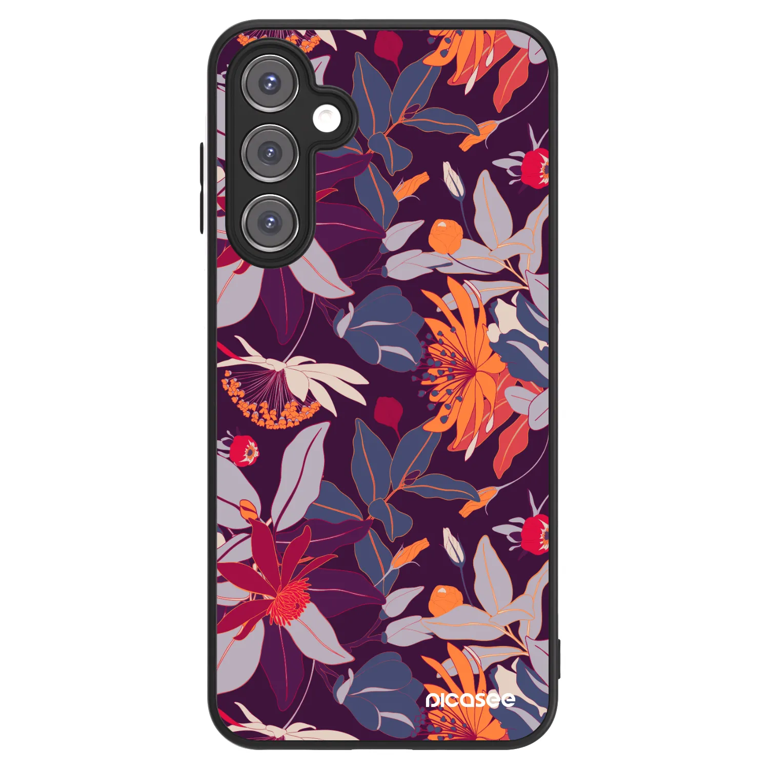 Picasee ULTIMATE CASE Samsung Galaxy A16 4G - készülékre - Purple Leaf