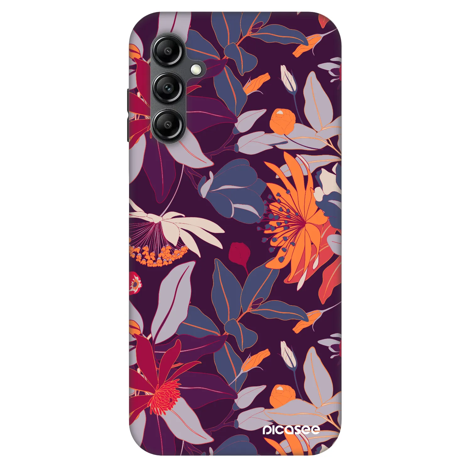 Picasee Fashion Case Samsung Galaxy A16 4G - Purple Leaf