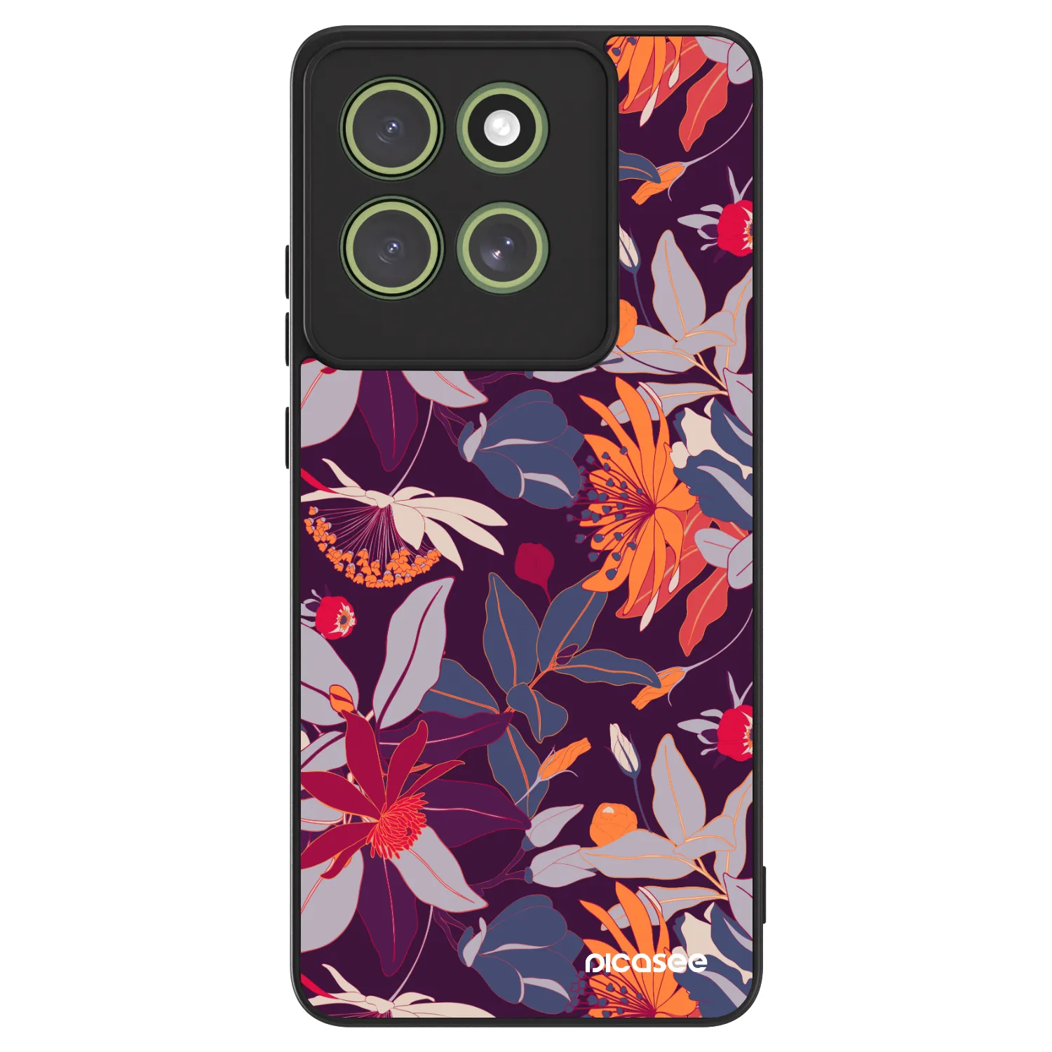 Picasee ULTIMATE CASE Motorola Moto G86 Power 5G - készülékre - Purple Leaf
