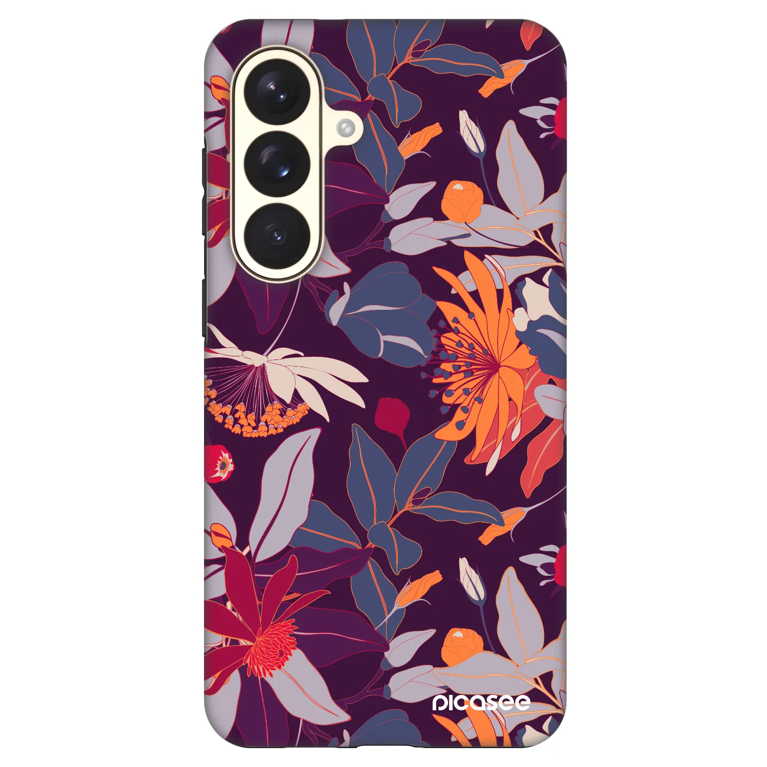 Picasee Fashion Case PowerShare pro Samsung Galaxy S26+ - Purple Leaf