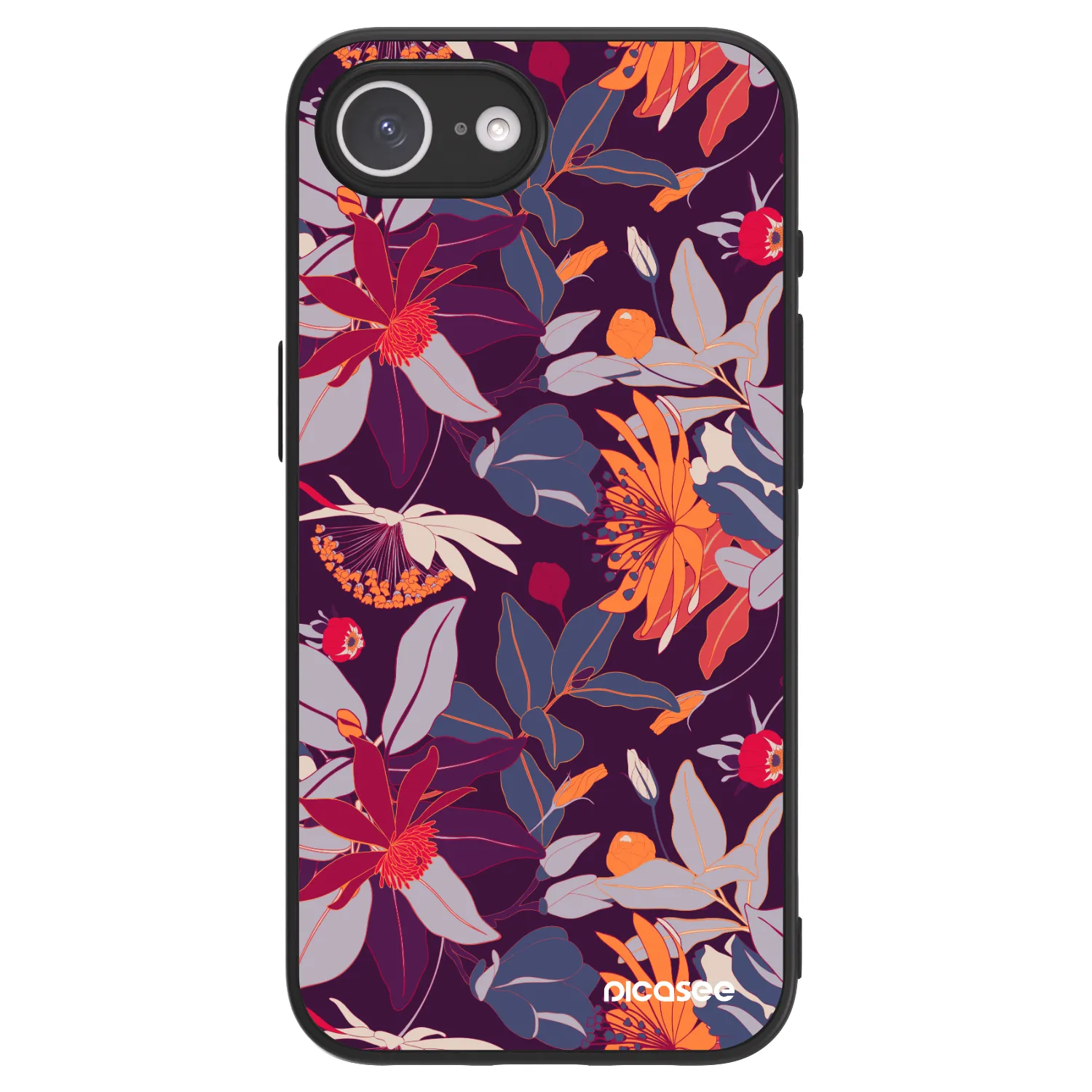 Picasee ULTIMATE CASE Apple iPhone 17e - készülékre - Purple Leaf