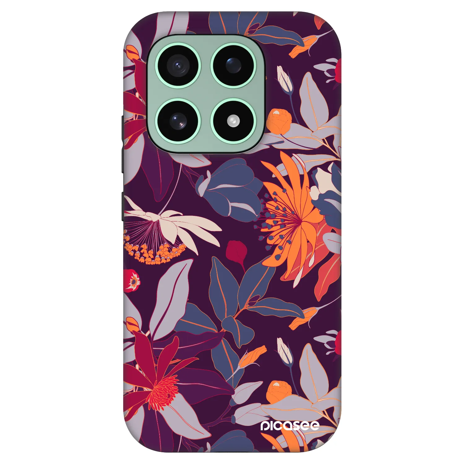 Picasee Fashion Case Xiaomi 17 - Purple Leaf