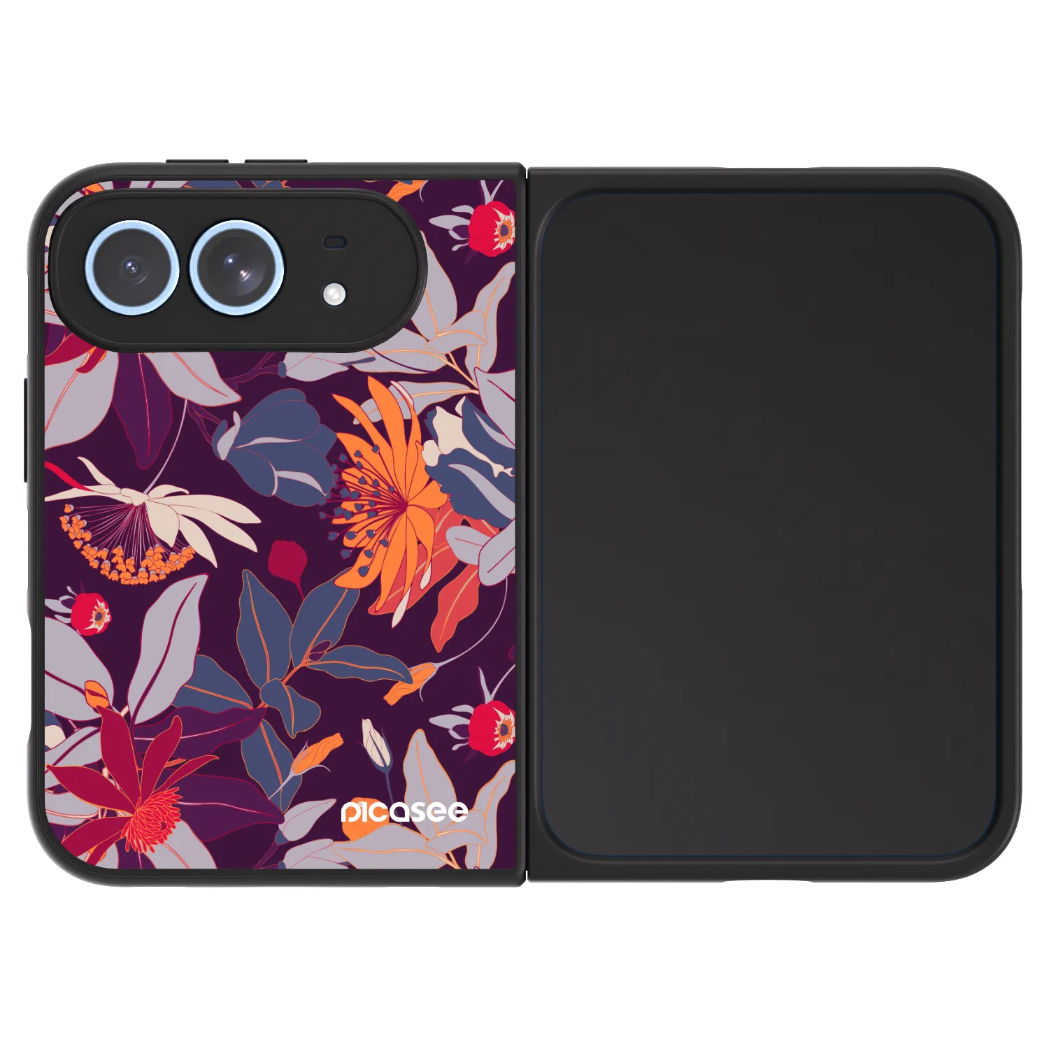Picasee ULTIMATE CASE Apple iPhone Duo - készülékre - Purple Leaf