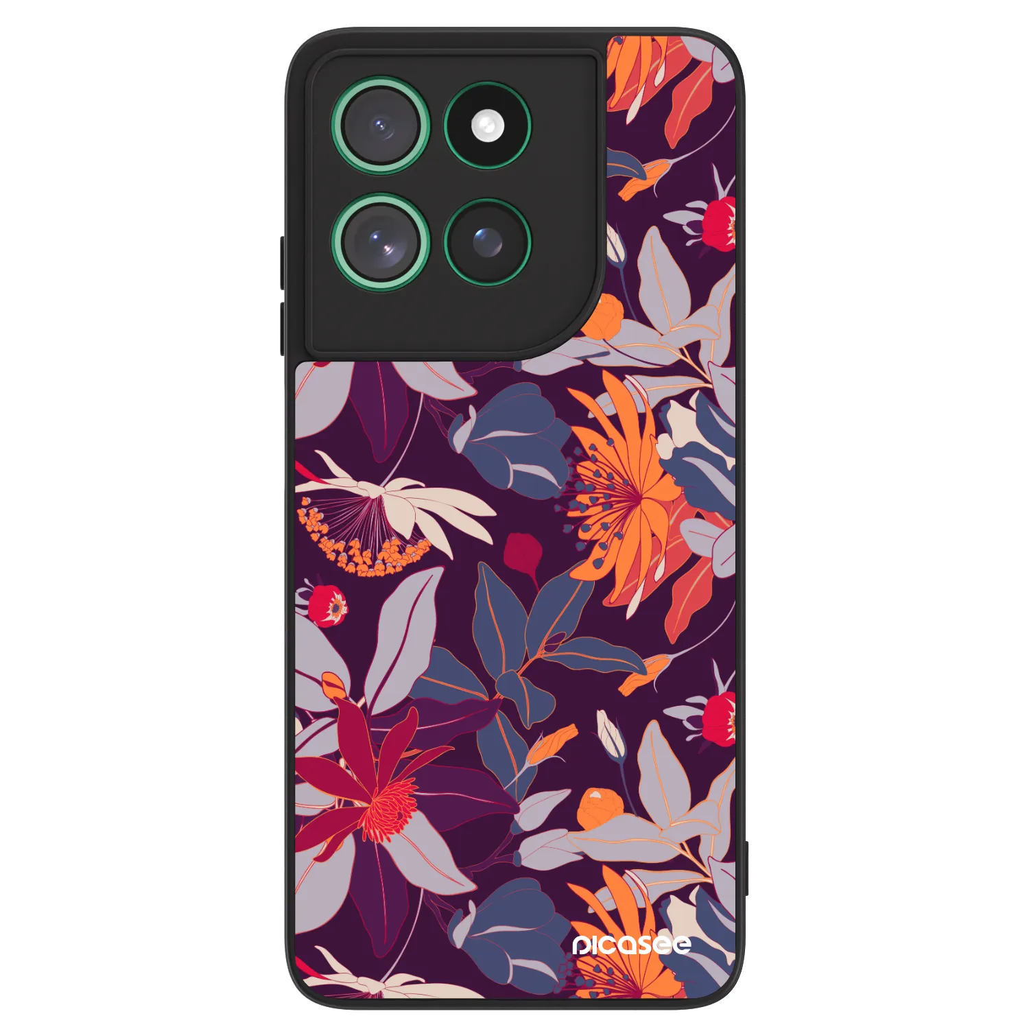Picasee ULTIMATE CASE Motorola Moto G57 Power - készülékre - Purple Leaf
