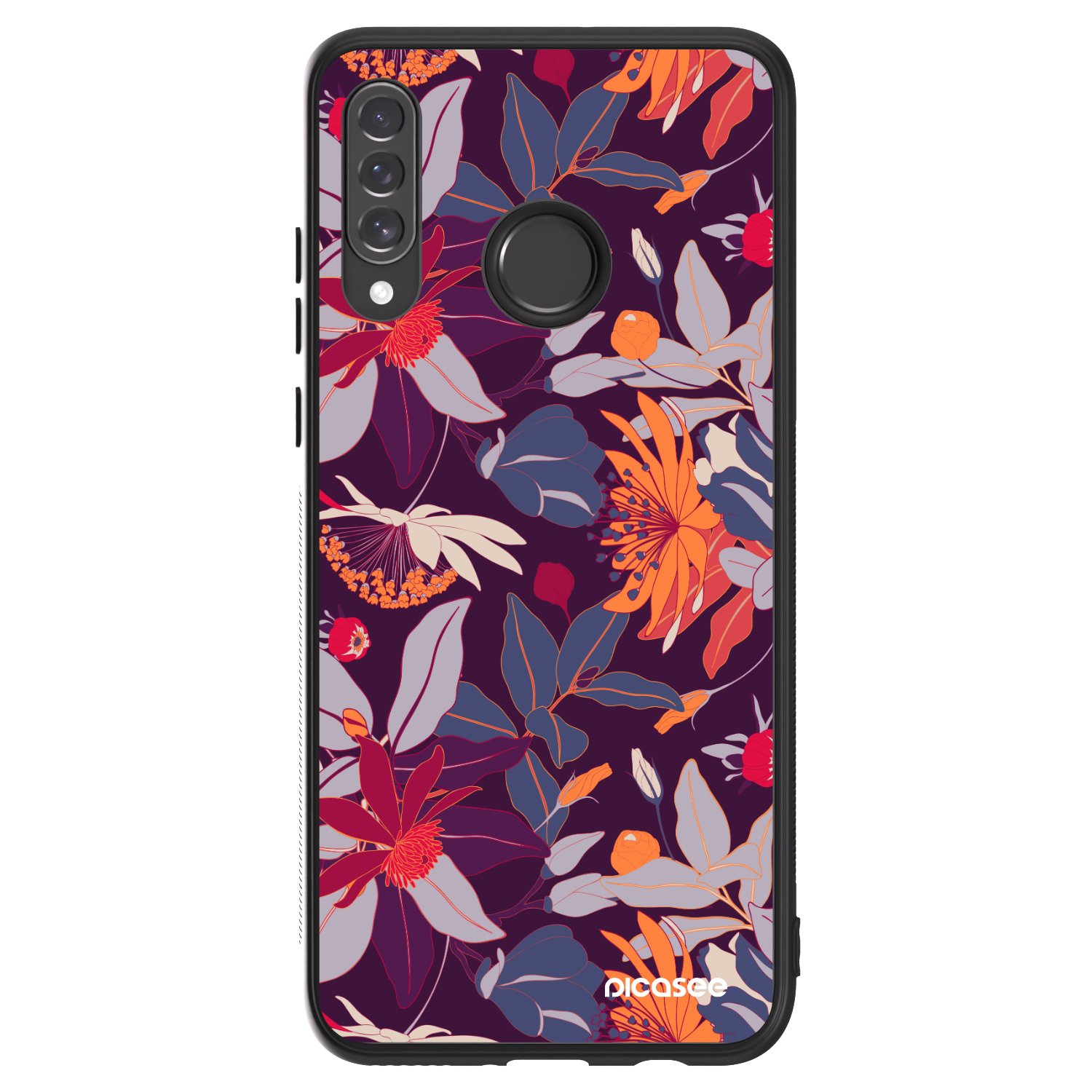 Picasee ULTIMATE CASE Huawei P30 Lite - készülékre - Purple Leaf