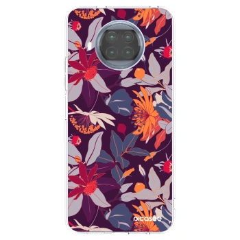 Picasee átlátszó szilikon tok az alábbi mobiltelefonokra Xiaomi Mi 10T Lite - Purple Leaf