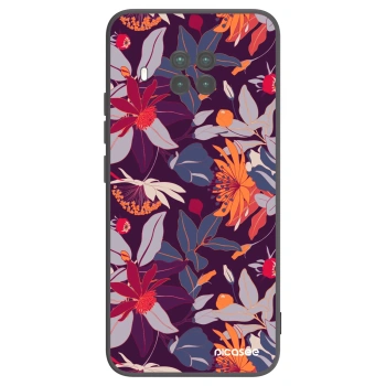Picasee fekete szilikon tok az alábbi mobiltelefonokra Xiaomi Mi 10T Lite - Purple Leaf