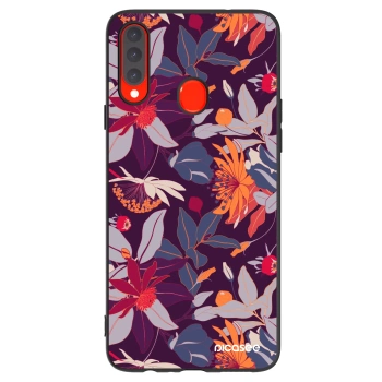 Tok az alábbi mobiltelefonokra Samsung Galaxy A20s - Purple Leaf