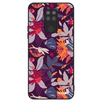 Szilikon tok erre a típusra Xiaomi Redmi Note 9 - Purple Leaf
