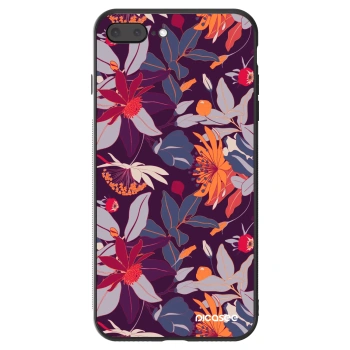 Szilikon tok erre a típusra Apple iPhone 7 Plus - Purple Leaf