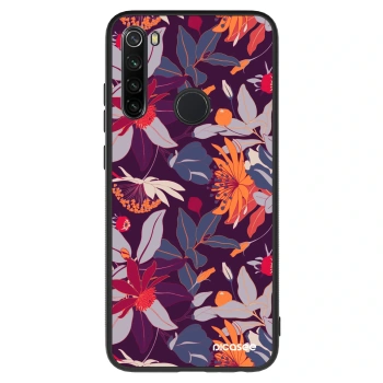 Szilikon tok erre a típusra Xiaomi Redmi Note 8 - Purple Leaf