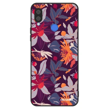 Szilikon tok erre a típusra Huawei Nova 3 - Purple Leaf