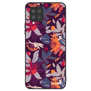 Szilikon tok erre a típusra Samsung Galaxy A42 A426B - Purple Leaf
