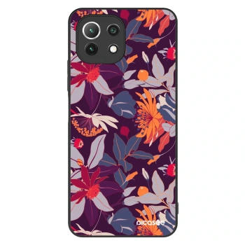 Szilikon tok erre a típusra Xiaomi Mi 11 Lite - Purple Leaf