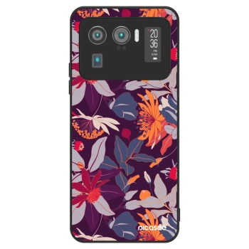 Szilikon tok erre a típusra Xiaomi Mi 11 Ultra - Purple Leaf