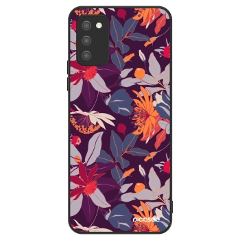Szilikon tok erre a típusra Samsung Galaxy A02s A025G - Purple Leaf