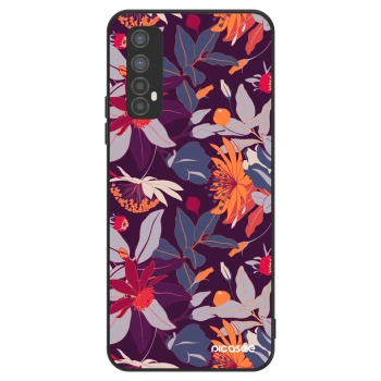 Szilikon tok erre a típusra Realme 7 - Purple Leaf