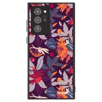 Szilikon tok erre a típusra Samsung Galaxy Note 20 Ultra - Purple Leaf