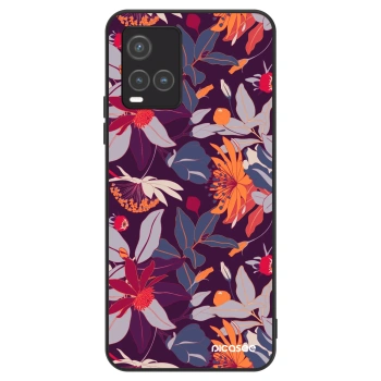 Szilikon tok erre a típusra Vivo Y33s - Purple Leaf