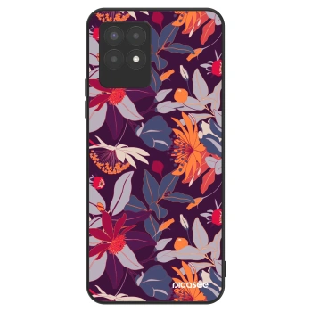 Szilikon tok erre a típusra Realme 8i - Purple Leaf