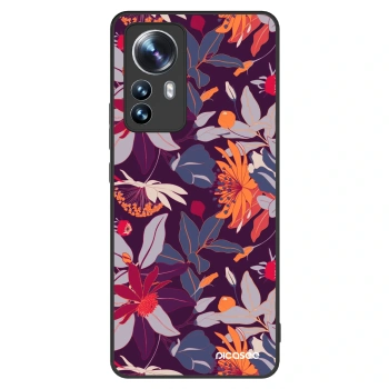 Szilikon tok erre a típusra Xiaomi 12 Pro - Purple Leaf